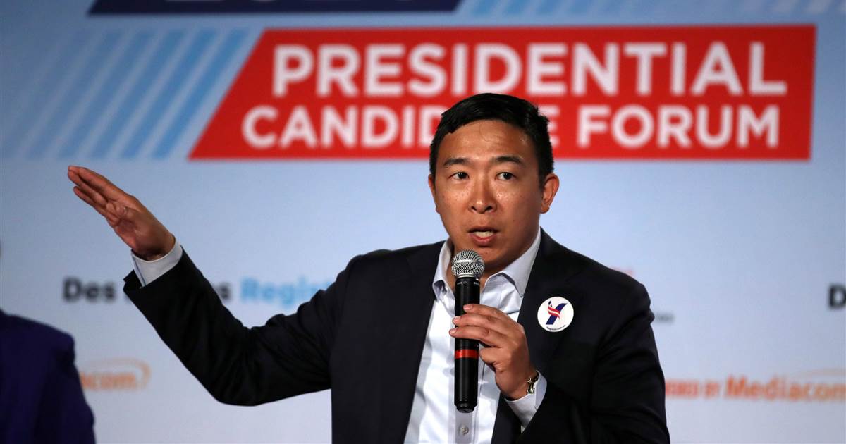 Andrew Yang qualifies for next Democratic debate