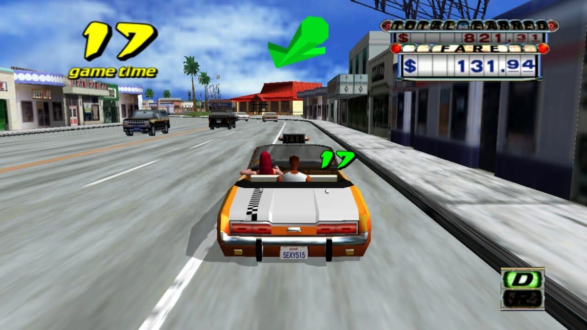 The original Crazy Taxi is a lost time capsule of the year 2000