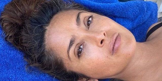 Salma Hayek, 54, Shows Off Her 'White Hair Of Wisdom' In A New No-Makeup Selfie