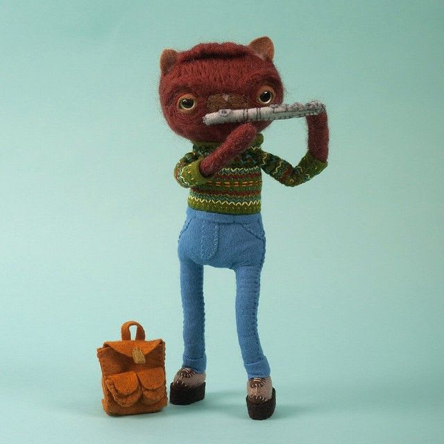 @cat_rabbit on Instagram: “✨✨✨✨✨✨✨✨✨✨✨” | Handmade softies, Felt dolls, Art dolls