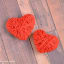 Yarn Wrapped Hearts Craft - Valentines Day Crafts