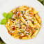 Gluten Free Penne with Fresh Tomato and Basil Sauce