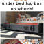 IKEA PAX DRAWER TO UNDER BED TOY STORAGE ON WHEELS!