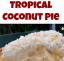 Tropical Coconut Pie - It is so creamy and has a rich coconut flavor, laced throughout with juicy pineapple chunks and a crispy pie crust.