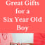 Great Gifts for a Six Year Old Boy