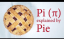 Pi explained with pie
