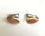 Vintage BoHo Hammered Mixed Metal Earrings with Modernist Design, French Hook Earrings, BoHo Dangle Earrings