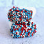 Easy Red, White and Blue Marshmallows - Ever After in the Woods
