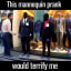 Mannequin challenge of a different type