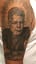 Healed portrait of Anthony Bourdain by Jennifer Bradbury at Skin Deep Tattoo Waikiki in Honolulu Hawaii.