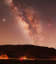 180s Panorama of the Night Sky with Milky Way Core at Teide National Park / Tenerife 2020