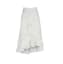 Silk and cotton front ruffle Vera skirt