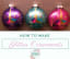 How to make DIY Glitter Ornaments for Christmas !