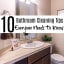 10 Bathroom Cleaning Hacks Everyone Needs to Know