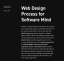 Web Design Process for Software Mind