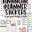 Financial Planner Stickers to Help You Get Your Budget Together