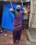 Sari-clad octagenarian performing the art of 'lathi - kathi' in Pune, India.