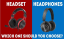 Difference Between Gaming Headset vs Headphones [GUIDE]