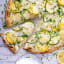 Courgette (Zucchini) and Lemon Pizza