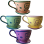 Disney Alice in Wonderland Teacup Mug Set of 4 Alice in W... | Tea cups, Mugs, Alice and wonderland tattoos