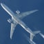 Air France Skyteam livery 777-300ER cruising at 37,000ft from Las Angeles to Paris