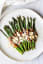 Prosciutto Wrapped Asparagus with Parmesan Cheese and Almonds