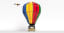 Don't let the eagle fool you - this hot air balloon by Visionary Bricks only give the appearance of flight!