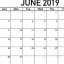 June 2019 Printable Calendars