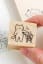 Wooden Rubber Stamp - Cat Story - Shopping