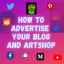 How To Advertise Your Blog/Artshop