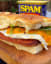 Spam and eggs breakfast sandwich