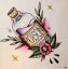 Original poison bottle tattoo flash done with watercolor on watercolor paper. | Traditional tattoo drawings, Traditional tattoo art, Bottle tattoo