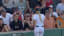This guy gets a ball at a Red Sox game. Then he gives it to a young kid a few seats away