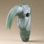 A jadeite bird pendant from Costa Rica. 4th–7th century CE, now housed at the Metropolitan Museum