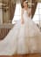 Classy V-Neck Appliques Cathedral Wedding Dress