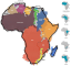 The size of Africa. Don't get mislead by the Mercator projection maps.