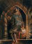 William Blake - Jerusalem: Frontispiece, Los Entering a Gothic Arch (1804–20)