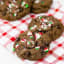 Dark Chocolate Chip Christmas Cookies