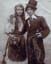 A young Romani couple from the 1890's - The Romani are widely known in English as Gypsies