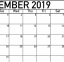 December 2019 Printable Calendars