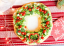 Christmas Wreath Veggie Pizza Apptizer