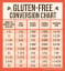 Gluten-Free Conversion Chart | Gluten free conversion chart, Gluten free eating, Free food
