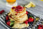 The Most Amazing Raspberry Lemon Ricotta Pancakes