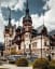 Peleș Castle - Built between 1873 and 1914 according to the specifications of Carol I, Romania’s first King, the castle is a blend of Gothic Revival and Neo-Renaissance in the Carpathian Mountains