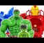 Marvel Iron Man And Captain America Mech Armor Suit! Defeat Hulk - BAAM BAAM Toys
