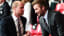Prince William, Kate Middleton and Prince George Chat With David Beckham at Soccer Match