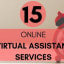 Top 15 Online Virtual Assistant Services You Can Start Today
