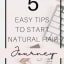 5 Easy Tips to Start Your Natural Hair Journey
