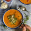 Roasted Butternut Squash and Heirloom Tomato Soup - Paleo, GF
