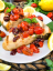 Grilled Swordfish Steaks with Tomato Olive Relish